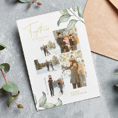 一緒にクリスマス5フォトコラージュ金ゴールド 箔シーズンカード