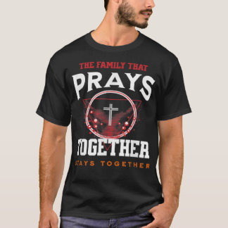 一緒にクリス祈ティアに滞在する家族 Tシャツ