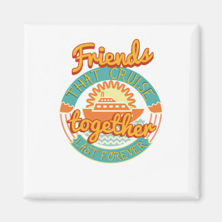 一緒にクルーズするフレンズが一緒にクルーズ マグネット