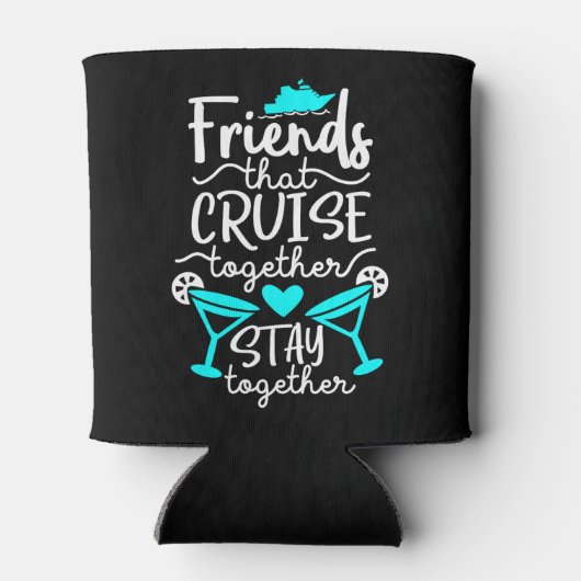 一緒にクルーズする友達が一緒に贈り物を楽しめる 缶クーラー (裏面)