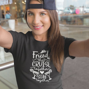 一緒にクルーズグループ旅行の休暇 Tシャツ