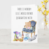 一緒にコロナで隔離したい人なんて誰もいない カード (黄色い花)