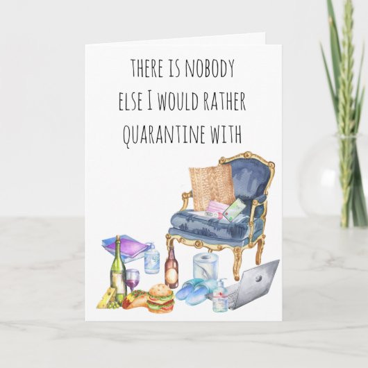 一緒にコロナで隔離したい人はいない カード (正面)