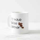 一緒にコーヒーを飲もう…ネームカップル コーヒーマグカップ (正面左)