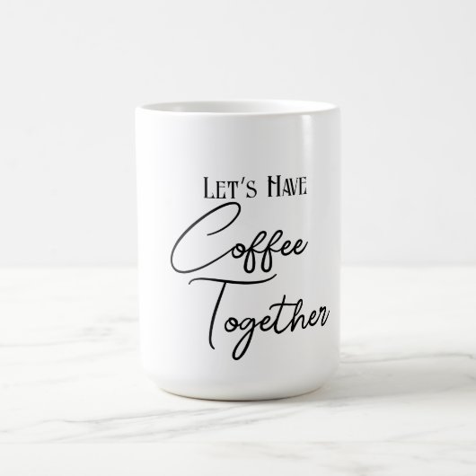 一緒にコーヒーを飲クラシックもう コーヒーマグカップ (中央)