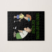 一緒にゴルフをするカップルは一緒にとどまります ジグソーパズル (横)