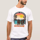 一緒にサーフ保 – バランス Tシャツ (正面)