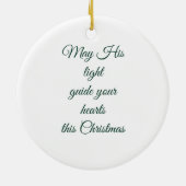 一緒にザスター出生オーナメント セラミックオーナメント (裏面)