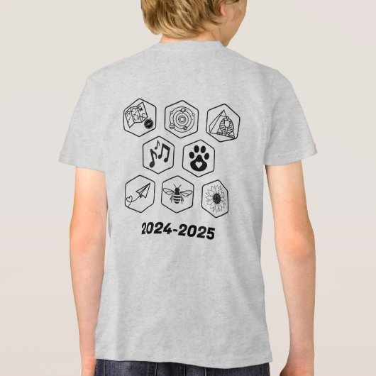 一緒にスカウト2024-2025 Tシャツ (裏面)
