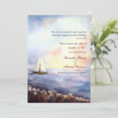 一緒にセーリング結婚式の日付保存 セーブザデート (スタンド正面)