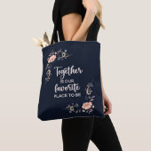 一緒にトートバお気に入りのッグになる私たちの場所である トートバッグ (クローズアップ)