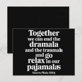 一緒にドラマラとトラウマラを終わらせることができる ポストカード (正面/裏面)