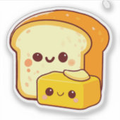 一緒にバターを塗る シール (正面)