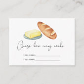 一緒にバター、いくつのコルクブライダルゲーム エンクロージャーカード (正面)