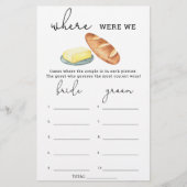 一緒にバター – 私たちはブライダルシャワーゲーム (正面)