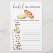 一緒にバター – 絵文字ブライダルシャワー (正面)