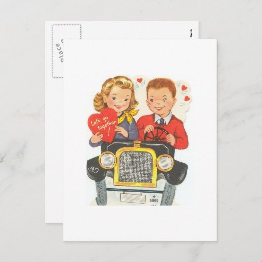 一緒にバレンタインに行こう シーズンポストカード (正面/裏面)