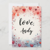 一緒にバレンタインデーにお布団を広げてくれる？ シーズンカード (裏面)