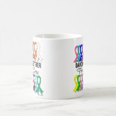 一緒にバンドすべての癌の治療のために コーヒーマグカップ (中央)