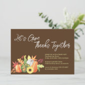 一緒にパンプキ与えンの感謝祭を一緒に行こう 招待状 (スタンド正面)