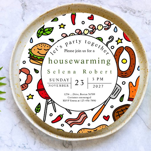 一緒にパーティーしよう BBQ 記録 家の暖かさ 招待状