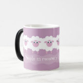 一緒にマグを変形させている回復群の人々 モーフィングマグカップ (正面左)