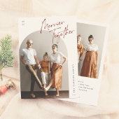 一緒にメリーアーチ写真クリスマス シーズンカード