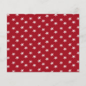 一緒にメリー予算写真クリスマスカード (裏面)