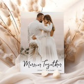 一緒にメリー写真のクリスマス シーズンカード