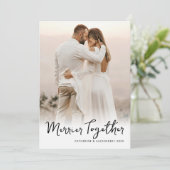 一緒にメリー写真のクリスマス シーズンカード (スタンド正面)