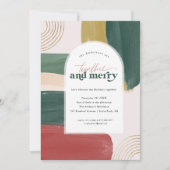 一緒にメリー |クリスモダンマスパーティー 招待状 (正面)