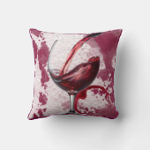 一緒にワインを飲む クッション (裏面)