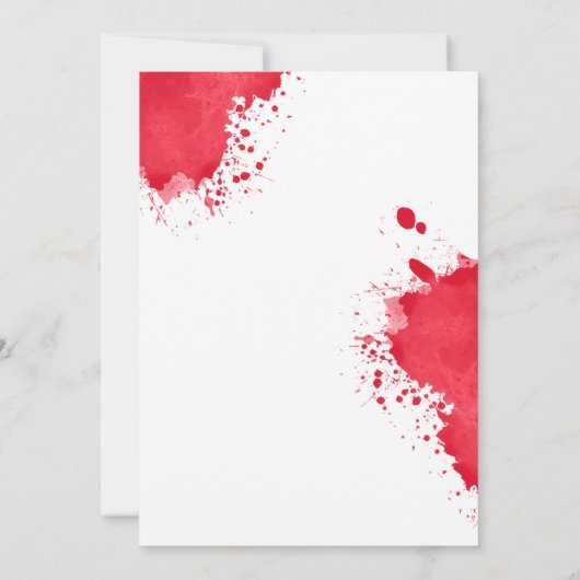 一緒に一口ハロウィンヴァンパイアルソイレパーティー 招待状 (裏面)