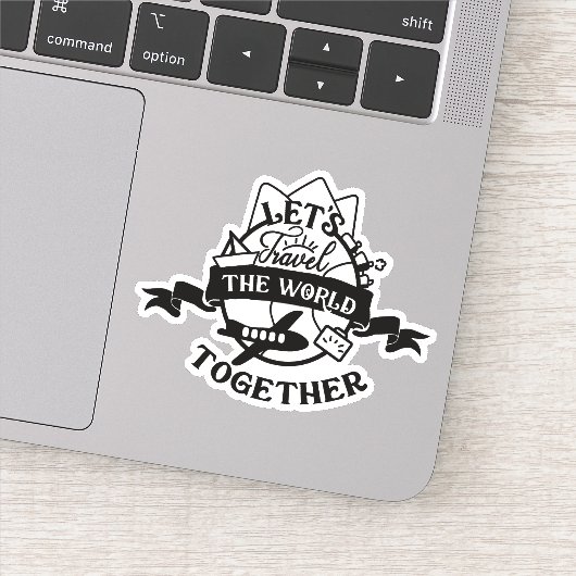 一緒に世界を旅しよう シール (詳細)