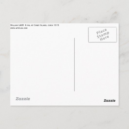 一緒に乗るなんて素敵な天気だ！ ポストカード (裏面)