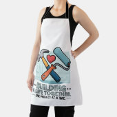 一緒に人生を建物する | かわいいDIYカップル&ホーム エプロン (インサイチュ)