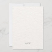 一緒に再び招待状 招待状 (裏面)