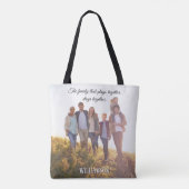 一緒に写遊真のファパーソナライズされたミリ トートバッグ (裏面)