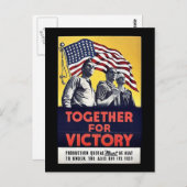 一緒に勝利を得る ポストカード (正面/裏面)