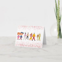 一緒に古くなるバレンタインのカード サンキューカード