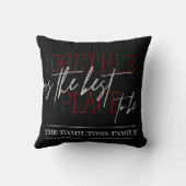 一緒に可愛いクリスマスデコールになる場所 クッション (裏面)