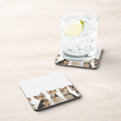 一緒に坐っている同一の犬 コースター (右側)