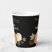 一緒に家族を作る、感謝祭 紙コップ (左)