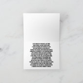 一緒に年をとるカップルの愛ロマンスアート カード (内部)