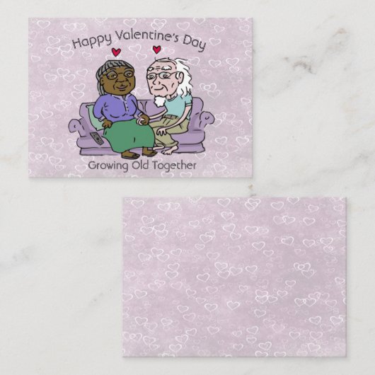 一緒に年を取る ノートカード (正面/裏面)