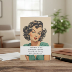 一緒に年を取れてよかった カード