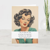 一緒に年を取れてよかった カード (正面)