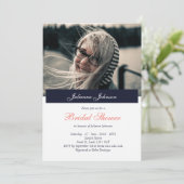 一緒に幸せになる | Photo Bridal Showerのご招待 招待状 (スタンド正面)