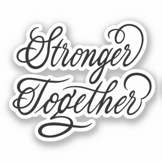 一緒に強く シール (正面)