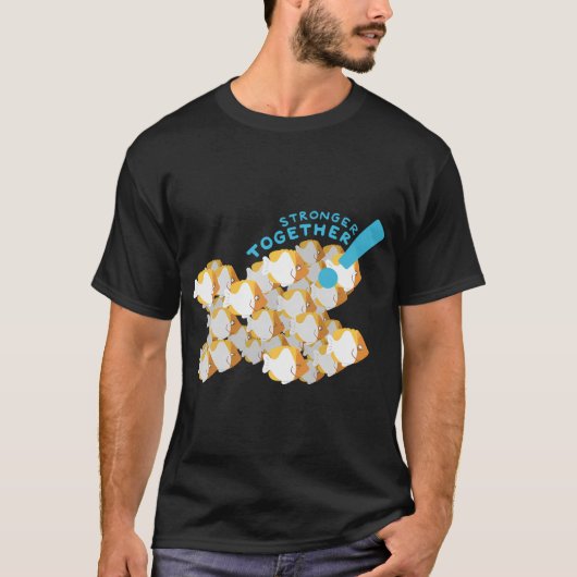 一緒に強く！ Tシャツ (正面)
